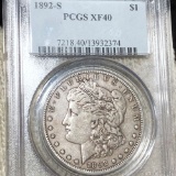 1892-S Morgan Silver Dollar PCGS - XF40
