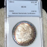 1884-O Morgan Silver Dollar NNC - MS66