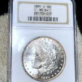 1884-O Morgan Silver Dollar NGC - MS64