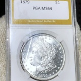 1879 Morgan Silver Dollar PGA - MS64