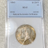 1969-D Kennedy Half Dollar NNC - MS67