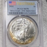 2016 Silver Eagle PCGS - MS70