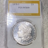 1878-S Morgan Silver Dollar PGA - MS64+