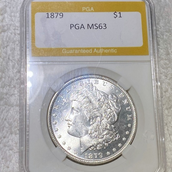 1879 Morgan Silver Dollar PGA - MS63