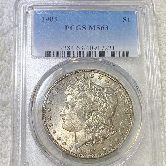 1903 Morgan Silver Dollar PCGS - MS63