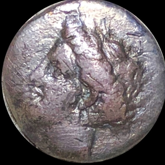 340-294 BC Chalkis Silver Drachm LIGHT CIRC