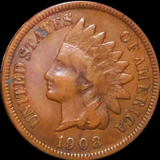 1908-S Indian Head Penny NICELY CIRCULATED