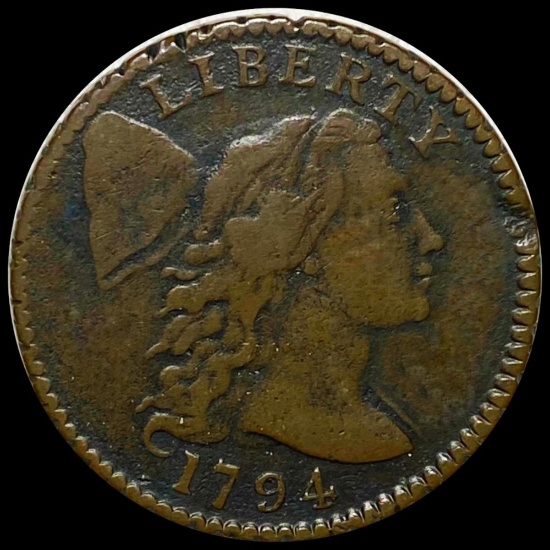 1794 Liberty Cap Large Cent LIGHTLY CIRCULATED