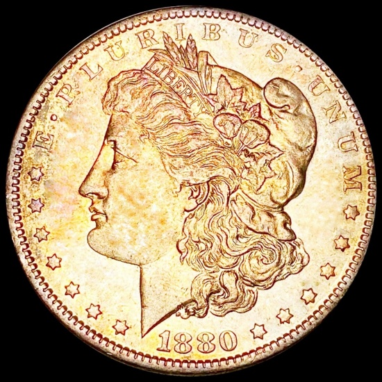 1880- "MICRO O" Morgan Silver Dollar CLOSELY UNC