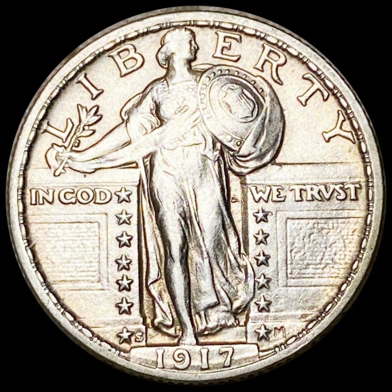1917-S Standing Liberty Quarter CLOSELY UNC