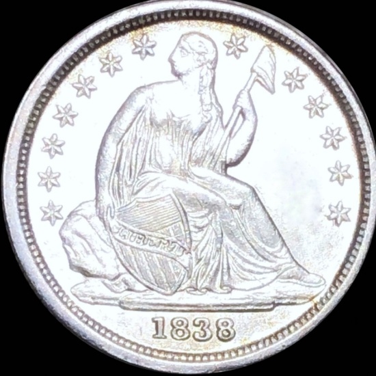 1838 Seated Liberty Dime UNCIRCULATED
