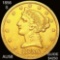 1856-S $5 Gold Half Eagle CHOICE AU