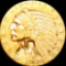 1909 $5 Gold Half Eagle LIGHTLY CIRCULATED