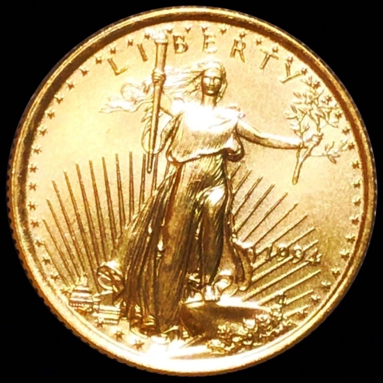 1994 $10 Gold Eagle UNCIRCULATED 1/4th Oz