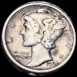 1921-D Mercury Silver Dime LIGHTLY CIRCULATED
