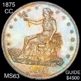 1875-CC Silver Trade Dollar CHOICE BU