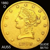 1860-O $10 Gold Eagle CHOICE AU