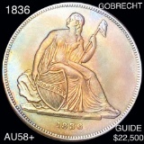 1836 Gobrecht Silver Dollar CHOICE AU