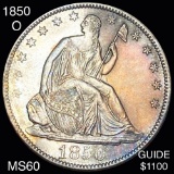 1850-O Seated Half Dollar UNCIRCULATED