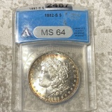 1882-S Morgan Silver Dollar ANACS - MS64