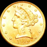 1900 $5 Gold Half Eagle UNCIRCULATED