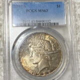 1927-S Silver Peace Dollar PCGS - MS63