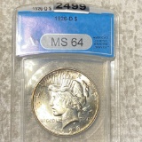 1926-D Silver Peace Dollar ANACS - MS64