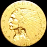 1915 $2.50 Gold Quarter Eagle CLOSELY UNC