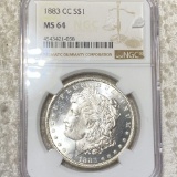 1883-CC Morgan Silver Dollar NGC - MS64