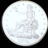 1874 Silver Trade Dollar UNCIRCULATED