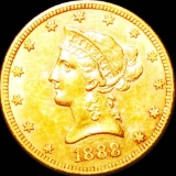 1888-S $10 Gold Eagle UNCIRCULATED