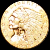 1928 $2.50 Gold Quarter Eagle LIGHTLY CIRCULATED