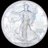1916-D Walking Half Dollar ABOUT UNCIRCULATED