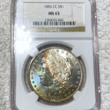 1883-CC Morgan Silver Dollar NGC - MS65
