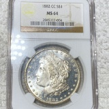 1882-CC Morgan Silver Dollar NGC - MS64