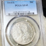 1814/3 Capped Bust Half Dollar PCGS - XF45