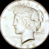 1925-S Silver Peace Dollar ABOUT UNCIRCULATED