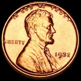 1932 Lincoln Wheat Penny GEM BU RED