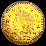1852 California Oct. Gold Dollar UNCIRCULATED