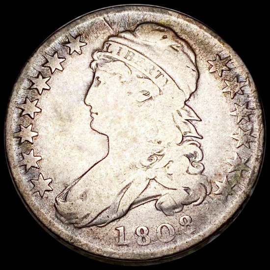 1808 Capped Bust Half Dollar NICELY CIRCULATED