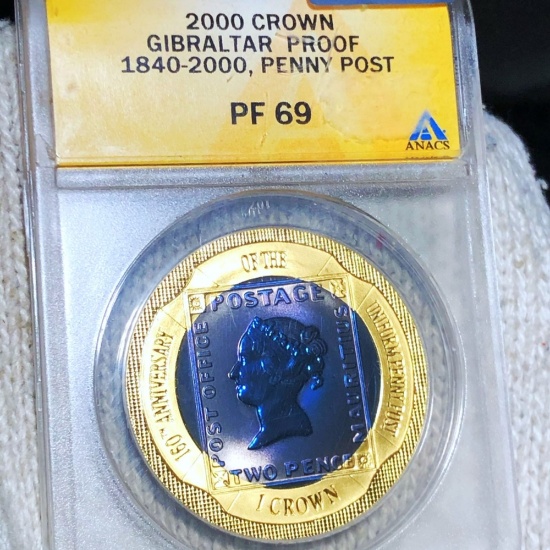 2000 Great Britain Crown ANACS - PF69