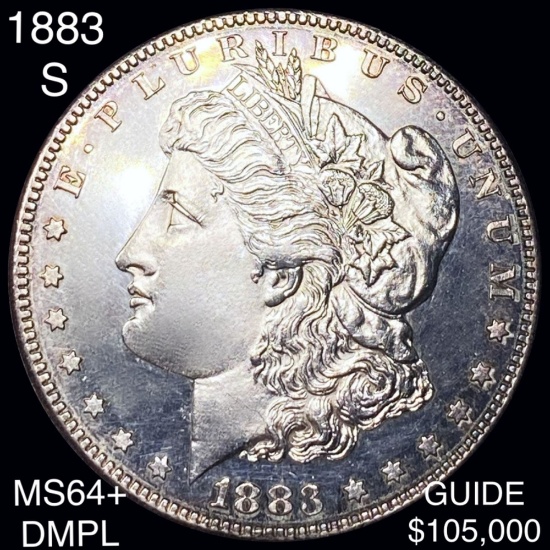 1883-S Morgan Silver Dollar CHOICE BU DMPL