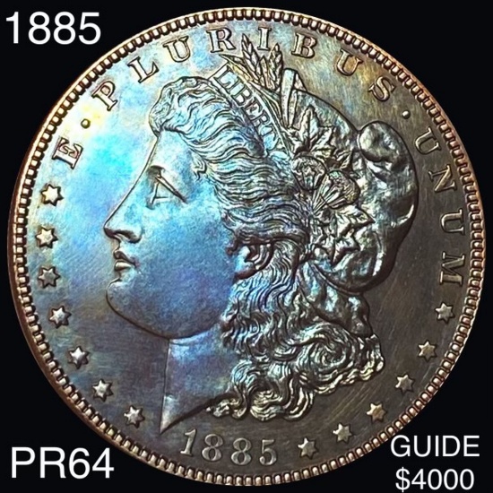 1885 Morgan Silver Dollar CHOICE PROOF