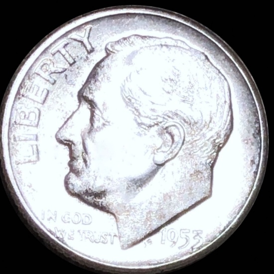 1853-S Roosevelt Silver Dime UNCIRCULATED