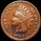 1869 Indian Head Penny LIGHT CIRC ROTATED REV