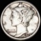 1929-S Mercury Silver Dime ABOUT UNCIRCULATED