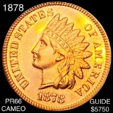1878 Indian Head Penny SUPERB GEM CAMEO