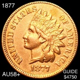 1877 Indian Head Penny CHOICE AU