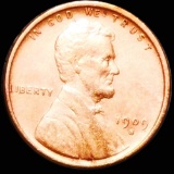 1909-S V.D.B. Lincoln Wheat Penny CLOSELY UNC