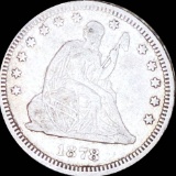 1878 Seated Liberty Quarter LIGHTLY CIRCULATED